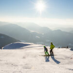 Familie Skifahren