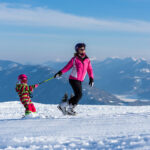 Familie Skifahren - im Winterurlaub in Kärnten