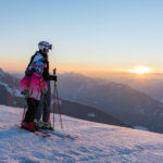 Familie Skifahren