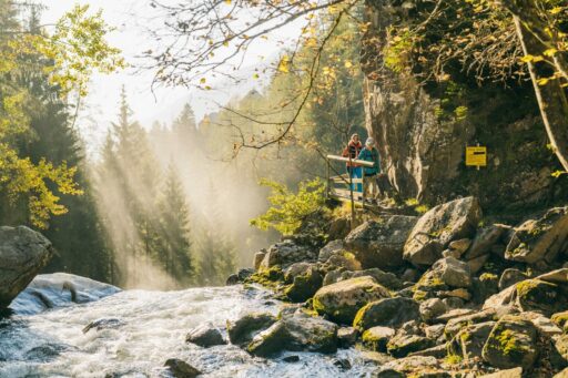 Hiking in the Groppenstein Gorge—an outing for the whole family