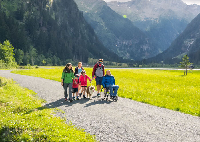 Barrierefreie Wanderung