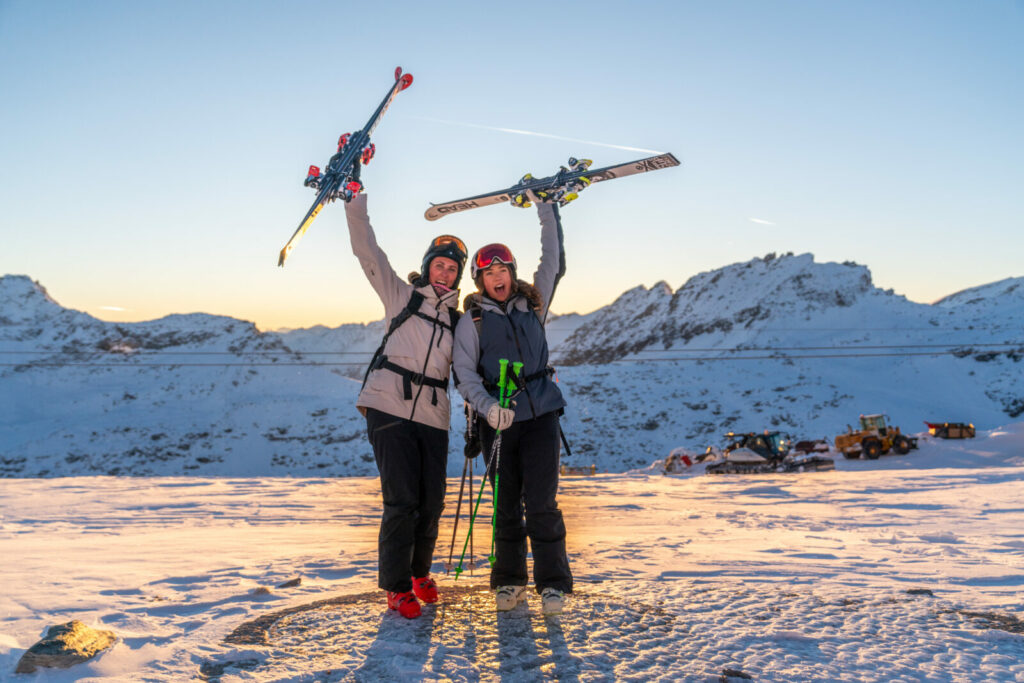 Herbstskilauf am Mölltaler Gletscher