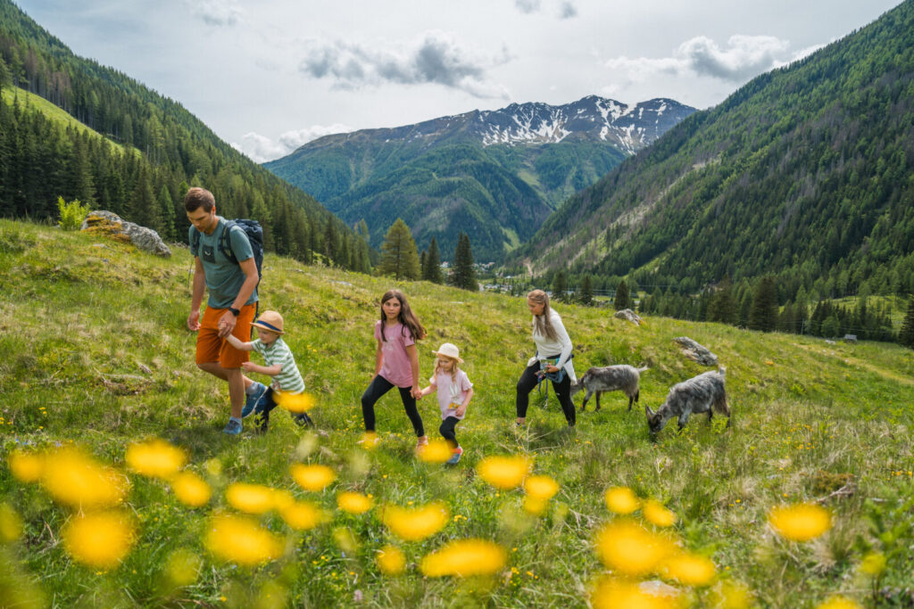 Familienurlaub - gemeinsam Wandern in Kärnten