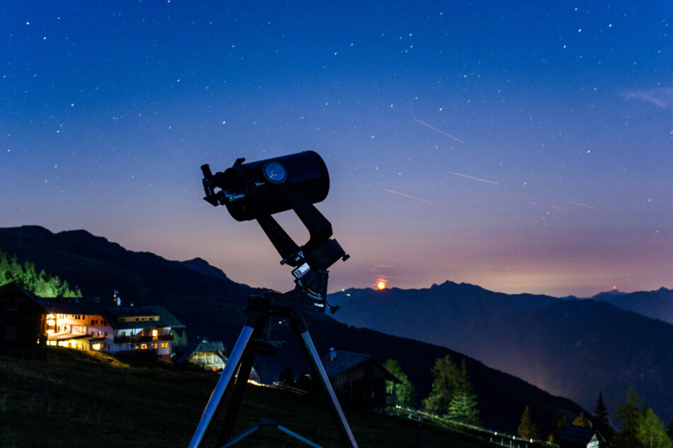 Osservazione delle stelle nella regione del Parco Nazionale degli Alti Tauri