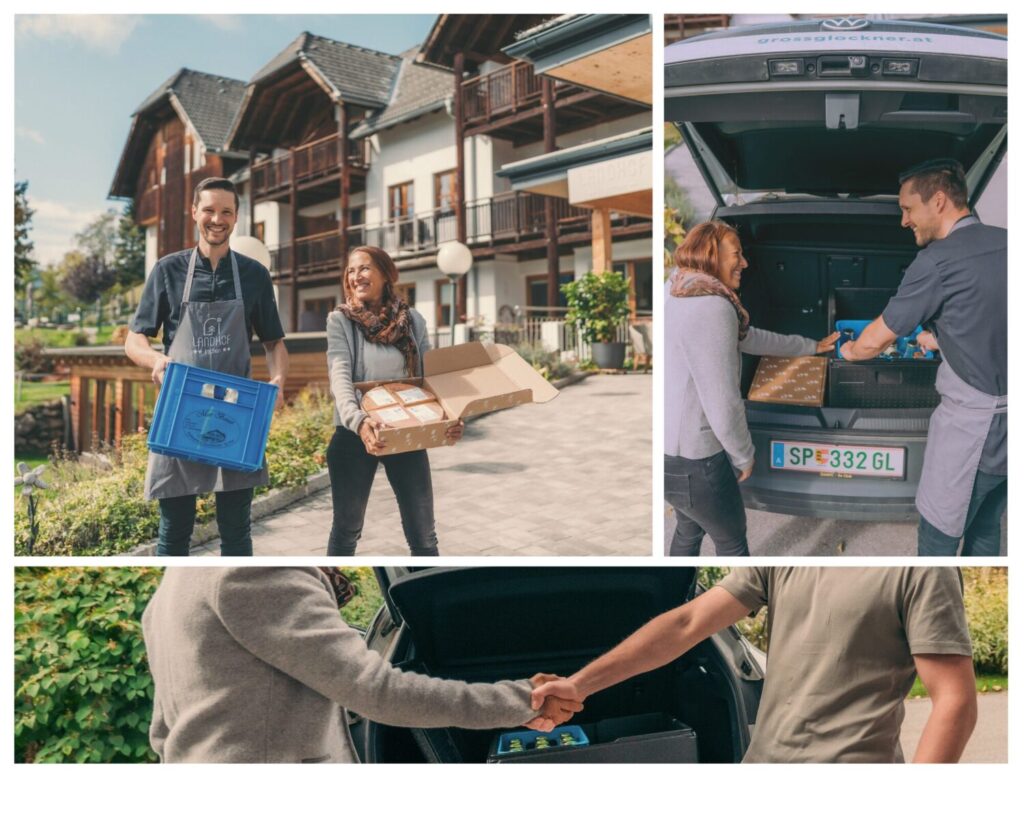 Abholung der Regionalen Produkte